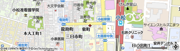 石川県小松市土居原町331周辺の地図