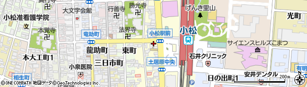 石川県小松市土居原町189周辺の地図