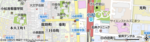 石川県小松市土居原町191周辺の地図