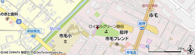 ロイヤルグリーン勝田周辺の地図