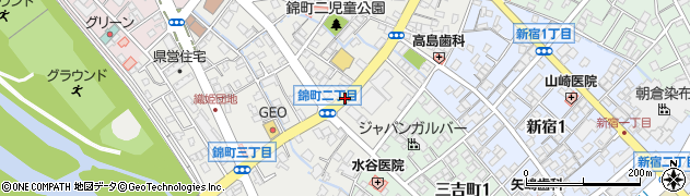 錦町二丁目周辺の地図