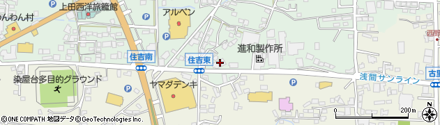 長野県上田市住吉41周辺の地図