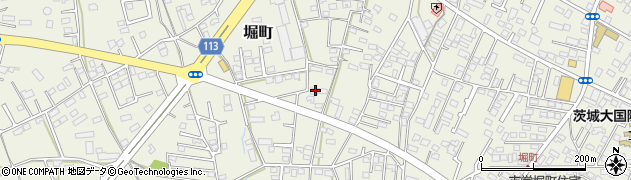 茨城県水戸市堀町1208周辺の地図