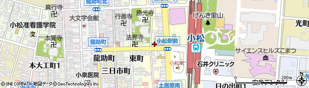 石川県小松市土居原町186周辺の地図