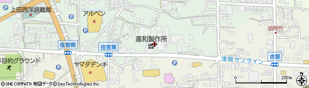 長野県上田市住吉38周辺の地図