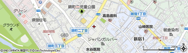 桐生信用金庫本店営業部周辺の地図