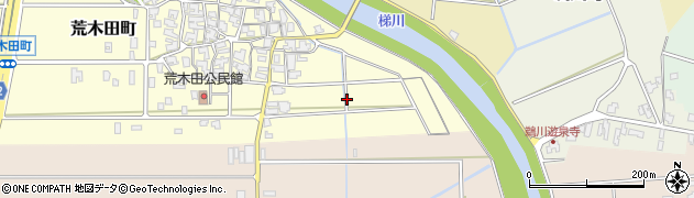 石川県小松市荒木田町甲周辺の地図