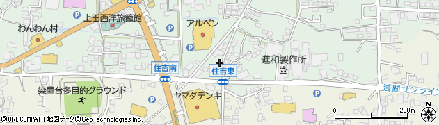 長野県上田市住吉44周辺の地図