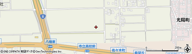 石川県小松市佐々木町周辺の地図