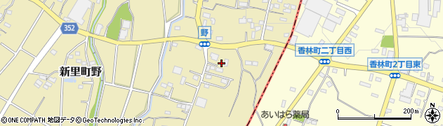 群馬県桐生市新里町野312周辺の地図