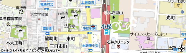 株式会社大和香林坊店小松ギフトショップ周辺の地図