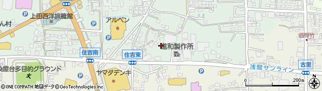 長野県上田市住吉34周辺の地図