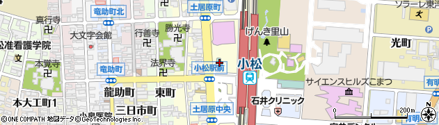 石川県小松市土居原町716周辺の地図