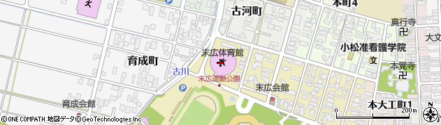 小松市まちづくり市民財団周辺の地図