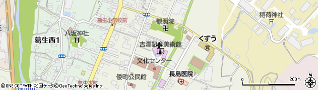 栃木県佐野市葛生東1丁目周辺の地図