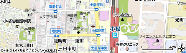 石川県小松市土居原町178周辺の地図