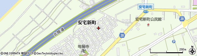 石川県小松市安宅新町甲周辺の地図