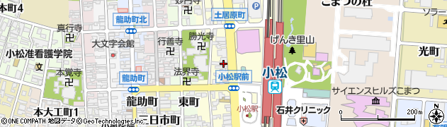 石川県小松市土居原町177周辺の地図