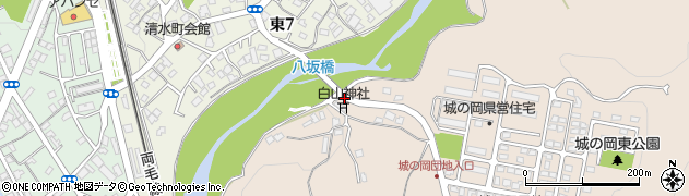 八坂橋周辺の地図