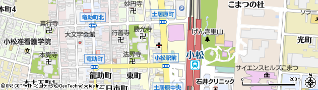 石川県小松市土居原町176周辺の地図