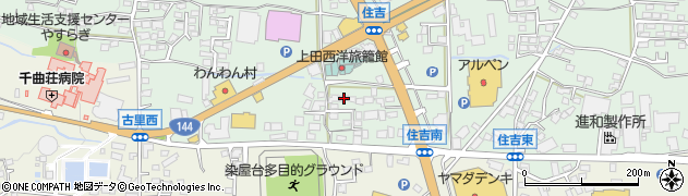長野県上田市住吉89周辺の地図