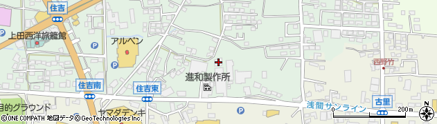 長野県上田市住吉36周辺の地図