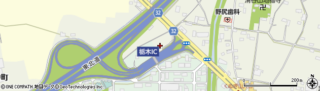 栃木県栃木市野中町1158周辺の地図