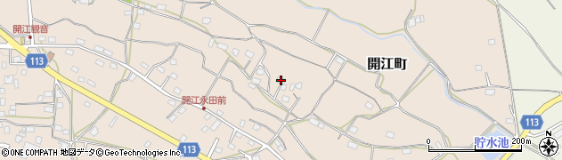 茨城県水戸市開江町1470周辺の地図
