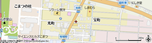 石川県小松市宝町周辺の地図