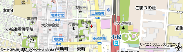 石川県小松市土居原町362周辺の地図