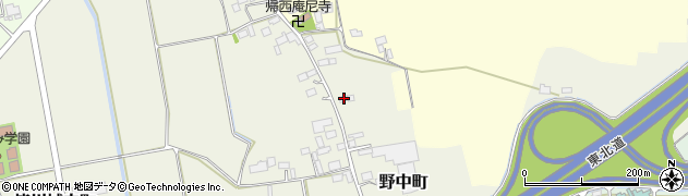 栃木県栃木市野中町1294周辺の地図