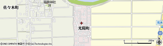 石川県小松市光陽町周辺の地図