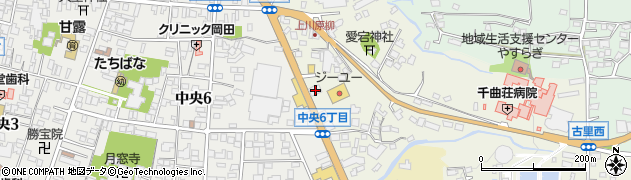 夢庵　上田中央店周辺の地図