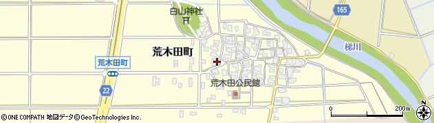 石川県小松市荒木田町リ1周辺の地図