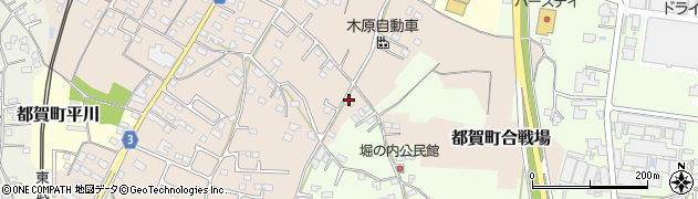 栃木県栃木市都賀町合戦場157周辺の地図