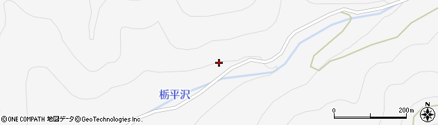 栃平沢周辺の地図