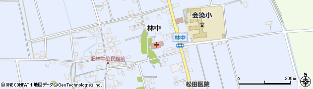 長野県・池田町多目的研修センター周辺の地図