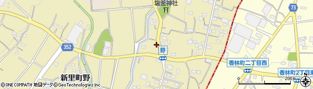 群馬県桐生市新里町野43周辺の地図