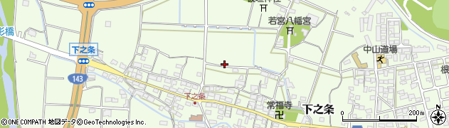 長野県上田市下之条周辺の地図