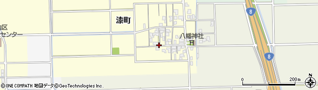 石川県小松市漆町周辺の地図