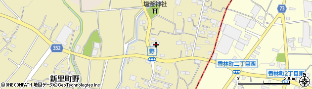 群馬県桐生市新里町野61周辺の地図