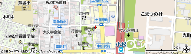 石川県小松市土居原町380周辺の地図