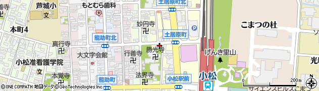 石川県小松市土居原町379周辺の地図
