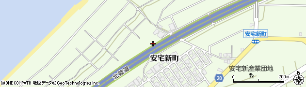 石川県小松市安宅新町（ル）周辺の地図