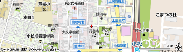 石川県小松市八日市町周辺の地図
