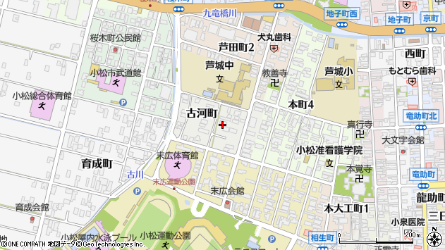 〒923-0944 石川県小松市古河町の地図