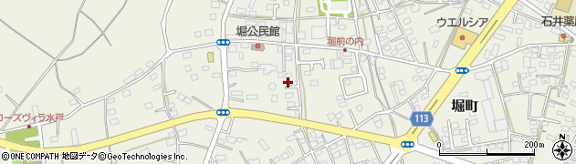 茨城県水戸市堀町1303周辺の地図