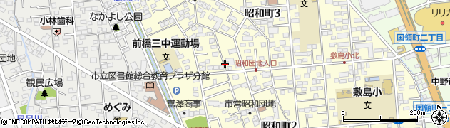 昭和町３丁目i宅アキッパ駐車場周辺の地図