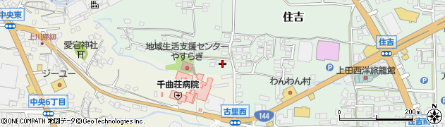 長野県上田市住吉153周辺の地図