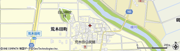 石川県小松市荒木田町リ28周辺の地図